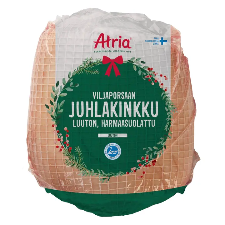 Atria Viljaporsaan Luuton Juhlakinkku pakaste n5kg