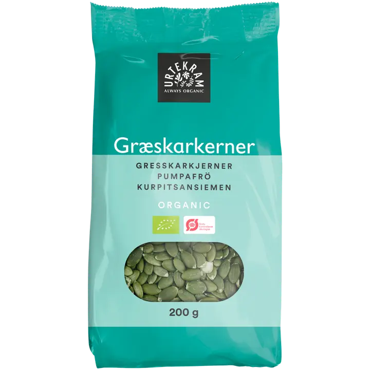 URTEKRAM Luomu Kurpitsansiemen 200g