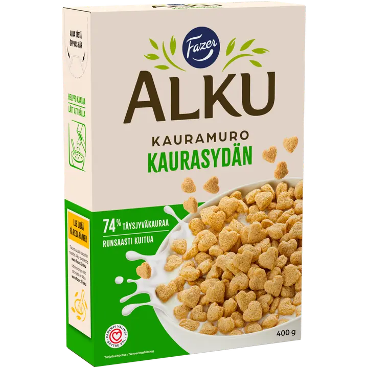 Fazer Alku Kaurasydän kauramuro 400 g