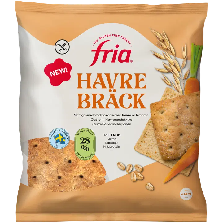 Fria Kaurasämpylä gluteeniton pakaste 320g/kpl