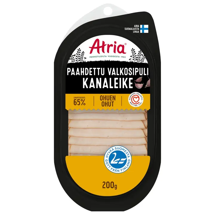 Atria Ohuen Ohut Paahdettu Valkosipuli Kanaleike 200g