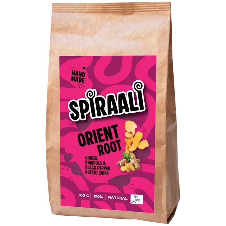 Spiraalisipsi Orient Root käsintehdyt perunasipsit