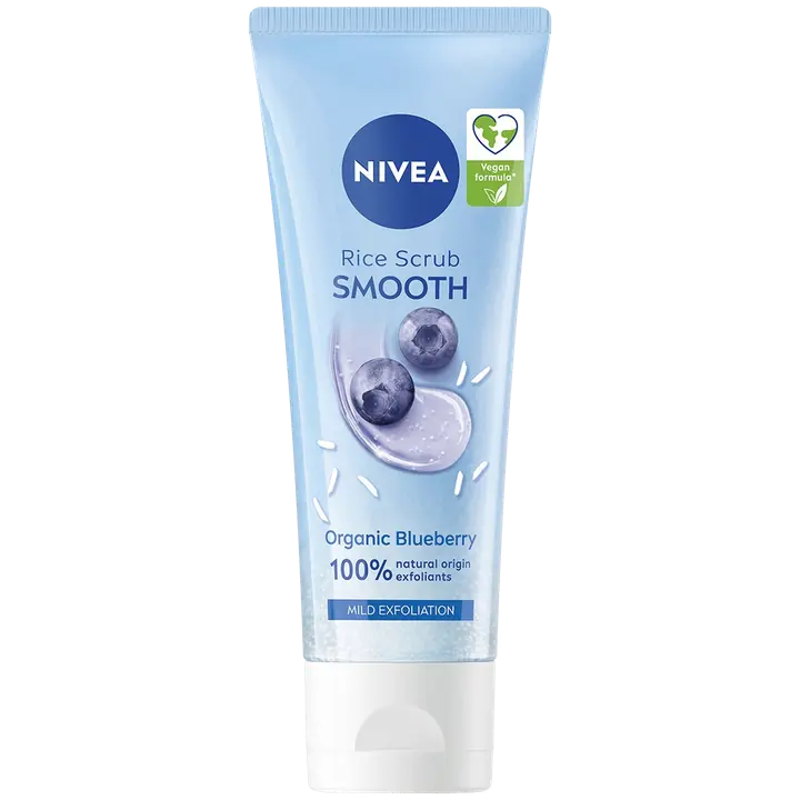 NIVEA 75ml Smooth Rice Scrub -kasvojenkuorintavoide