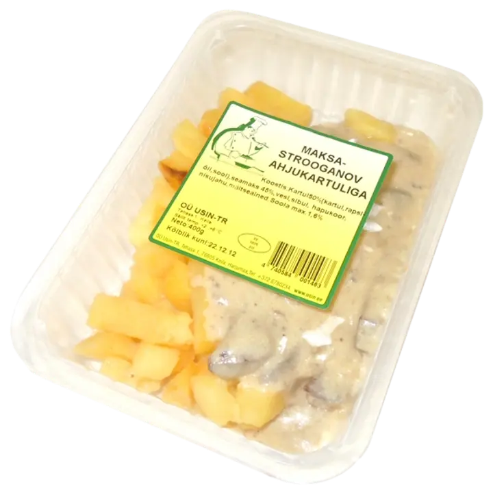 USIN Maksastrooganov ahjukartuliga 400 g