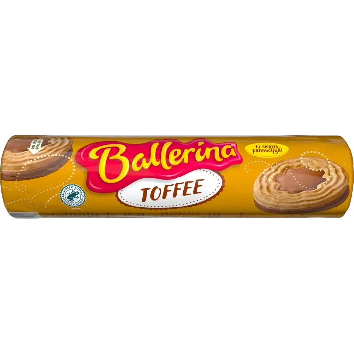 Kantolan Ballerina toffee täytekeksi 190g