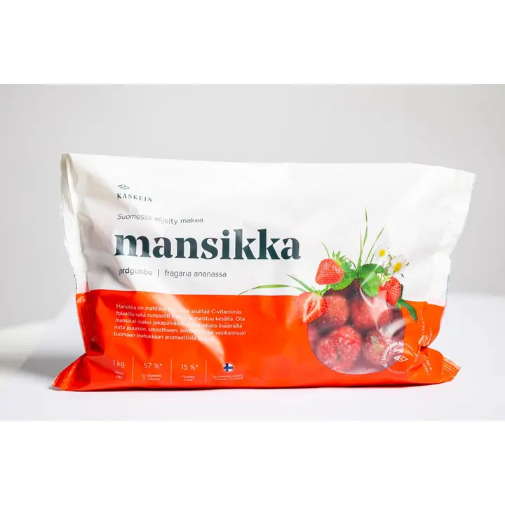 Kaskein Marja 1 kg Mansikka pakaste