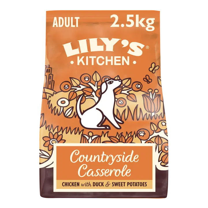 Lily's Kitchen 2,5kg Countryside Casserole sis. kanaa ja ankkaa koiranruoka