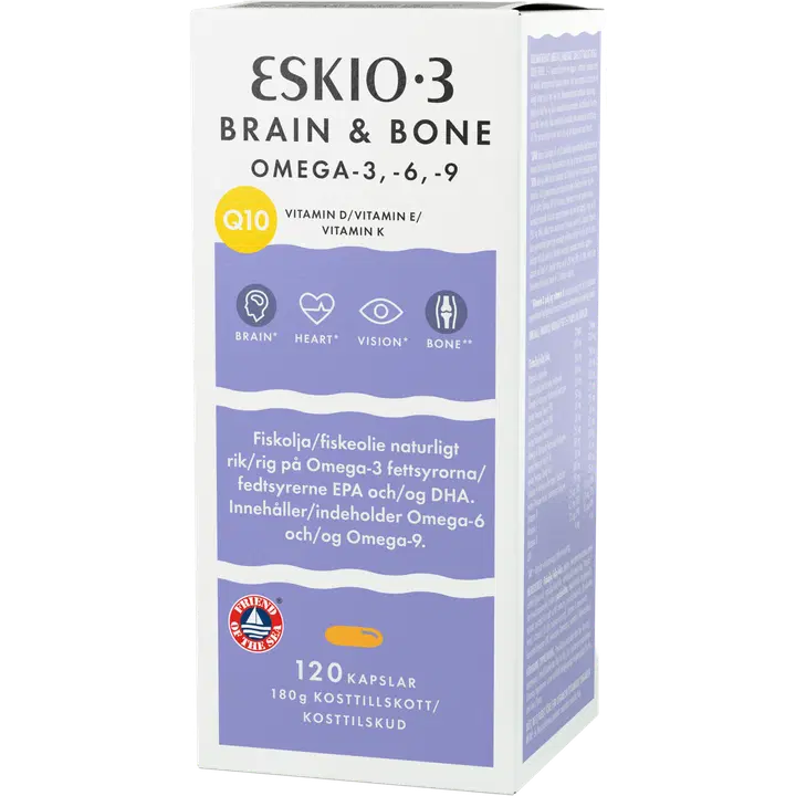 Eskio-3 Kalaöljy Brain and Bone 120 kaps