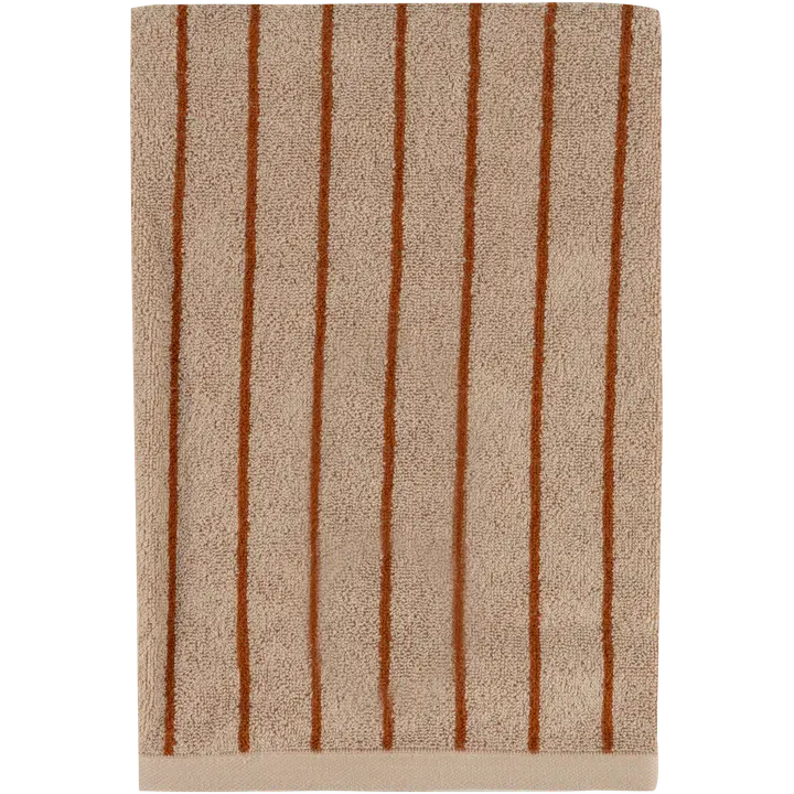 House käsipyyhe Stripe 50x70 cm beige/ruskea