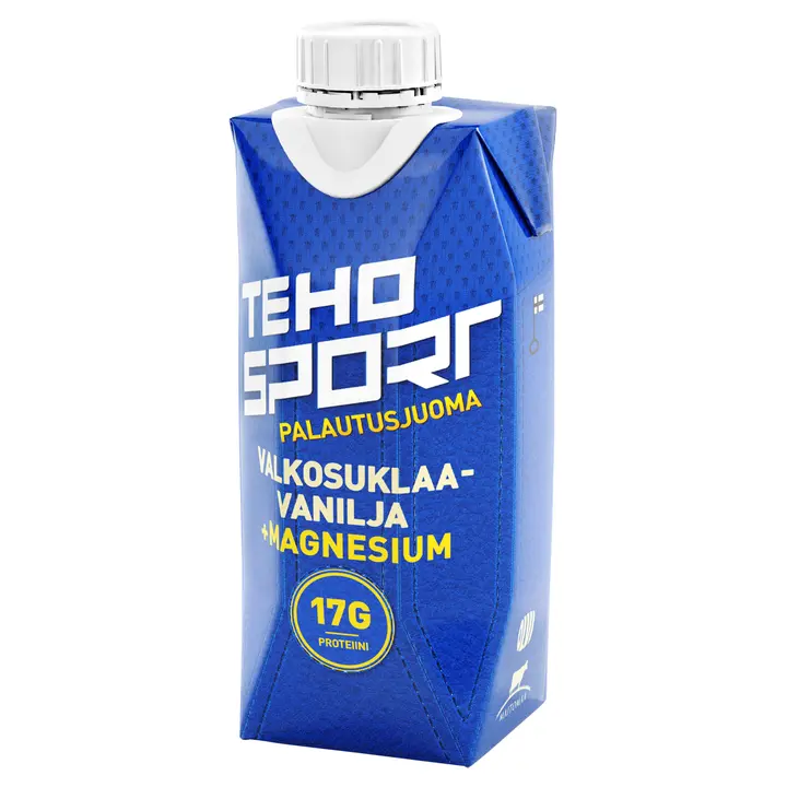 TEHO Sport Valkosulklaa-vanilja+Magnesium palautusjuoma 0,33 l