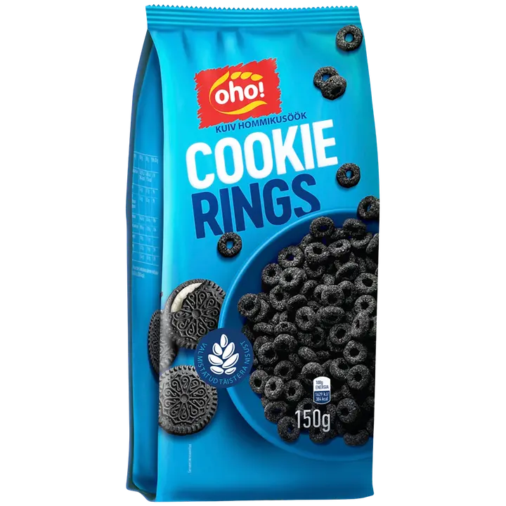 Oho kuiv hommikusöök cookie rings 150 g