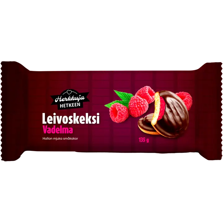 Herkkuja Hetkeen leivoskeksi vadelma 135g