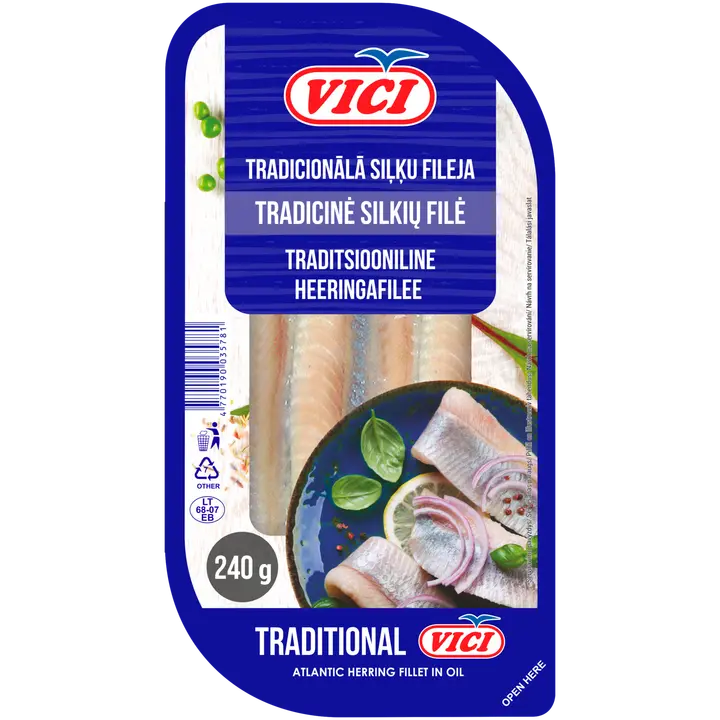 Vici Heeringafilee Traditsiooniline 240 G