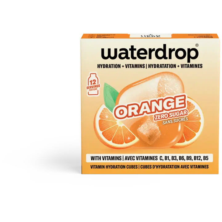 Waterdrop Microdrink Appelsiinin makuinen porekuutio 12x2,1g