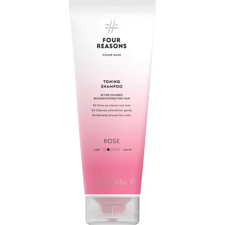 Four Reasons Color Mask Toning Shampoo Rose sävyttävä shampoo 250 ml