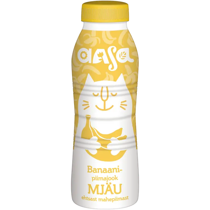 Aasa Banaanimaitseline piimajook 2,3% 450 ml