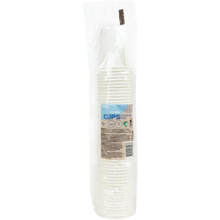 Ühekordne kohvitops Coop 17,5cl 50tk