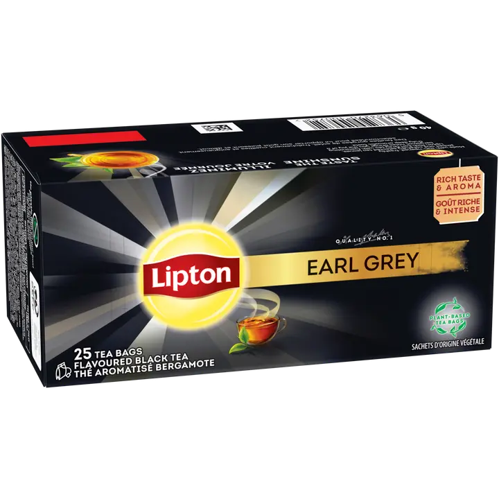Lipton 25ps Rich Earl Grey musta tee