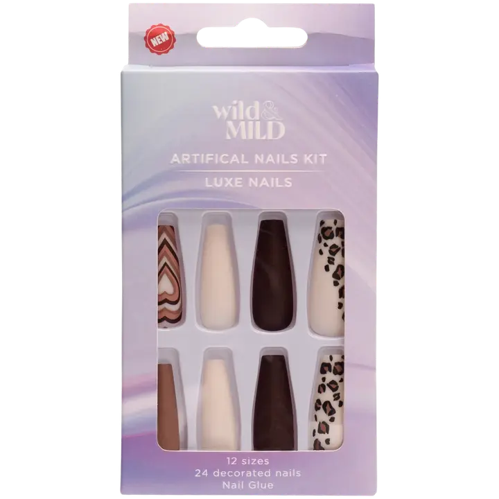 WM079 Noisemaker Artificial Nails Set Wild&Mild N24
