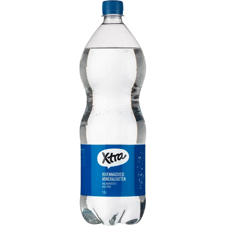 Xtra hiilihapotettu kivennäisvesi 1,5l