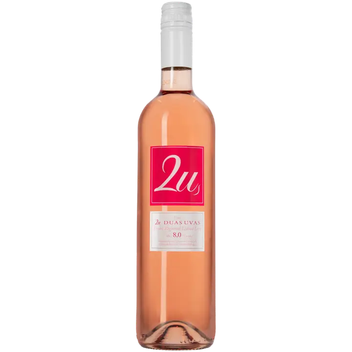 2U Duas Uvas Vinho Regional Lisboa Leve roseviini 8,0 til-% 75cl plo