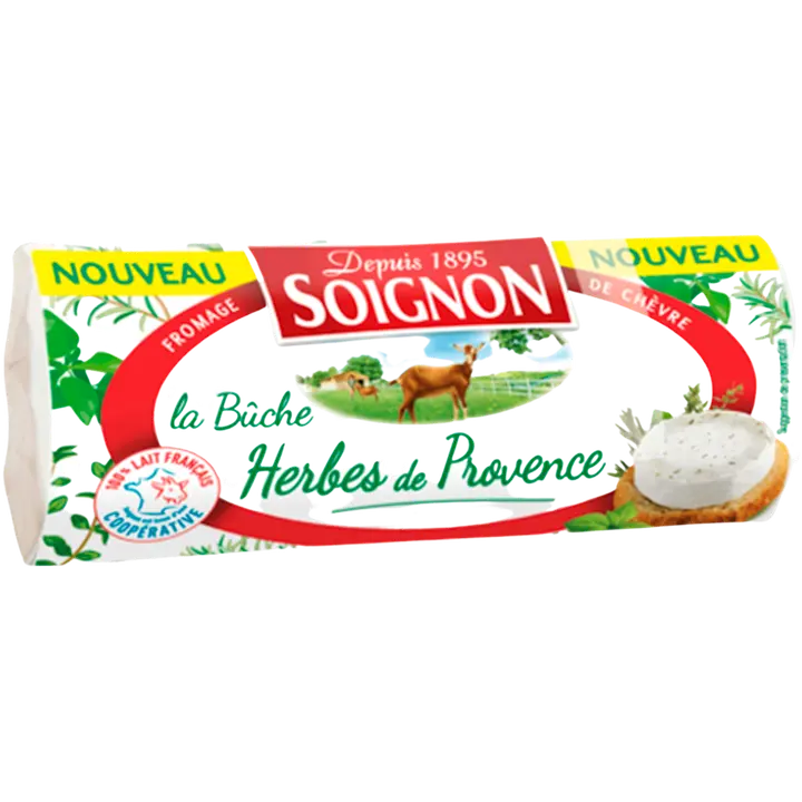 Soignon vuohenjuustorulla yrteillä 150g