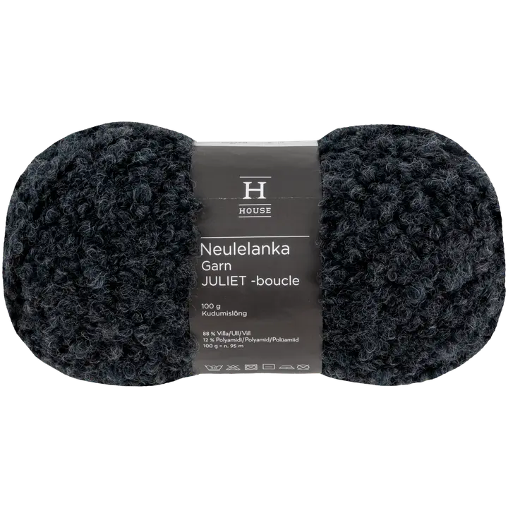 House neulelanka boucle Juliet 100 g Anthracite melange 1441