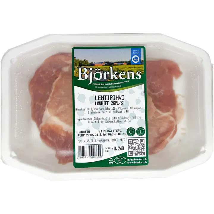 Björkens 2 kpl/rs Lehtipihvi