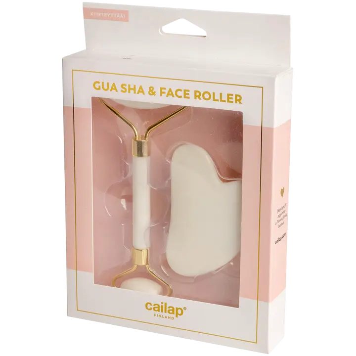 Kinkekomplekt Gua Sha ja näorullik