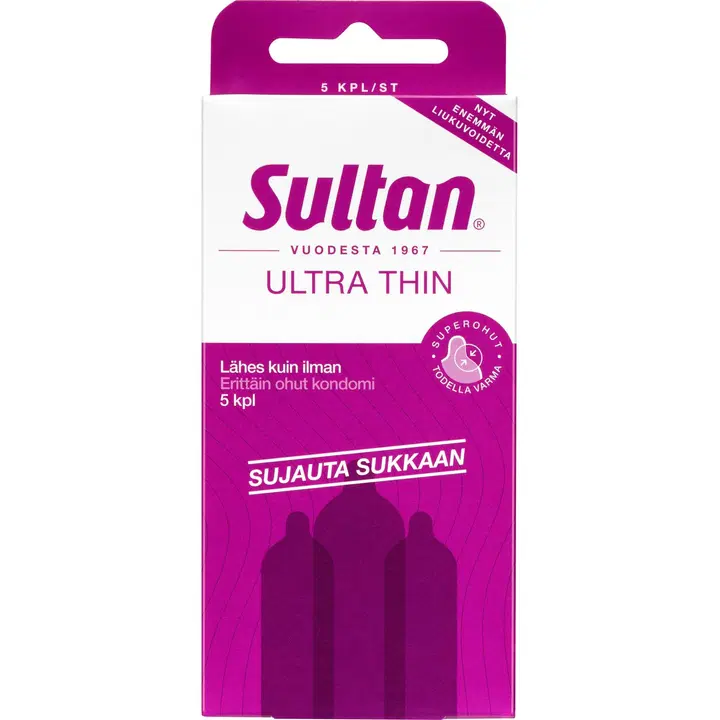 Sultan Ultra Thin superohut kondomi 5kpl