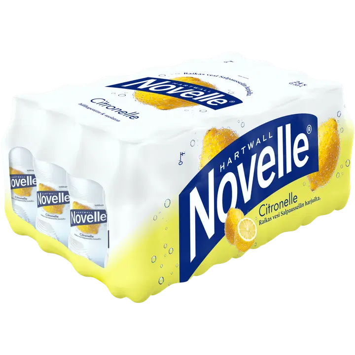 24 x Hartwall Novelle Citronelle kivennäisvesi 0,33 l