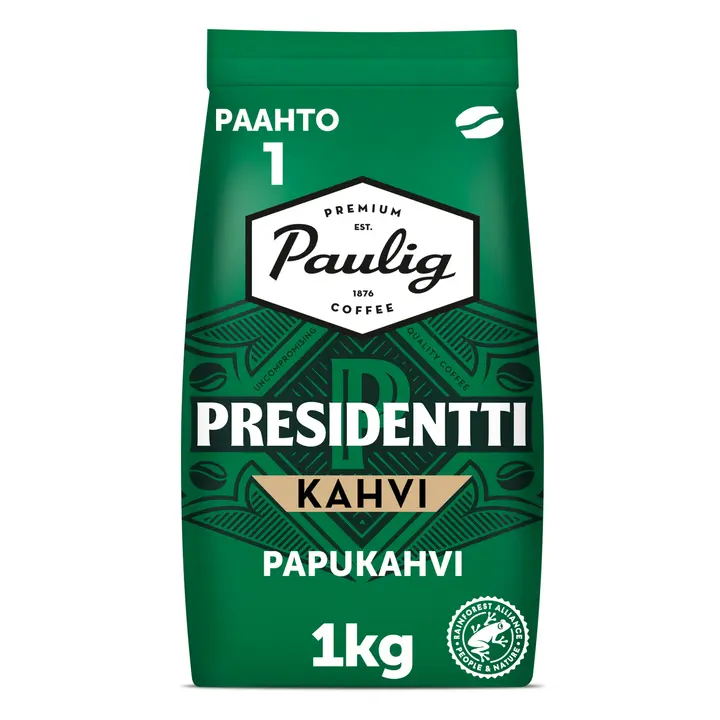 Paulig Presidentti kahvi kahvipapu 1kg