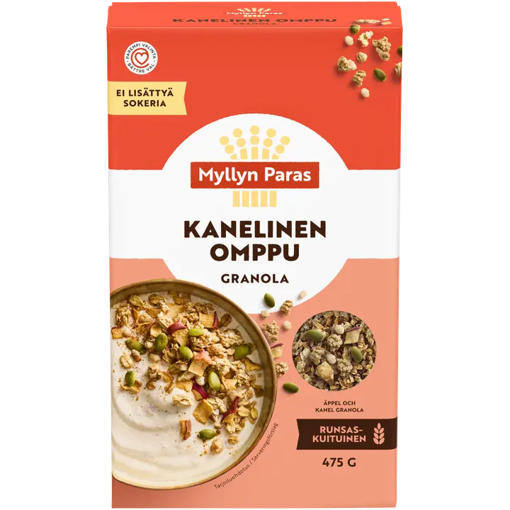 Myllyn Paras Kanelinen Omppu granola 475g