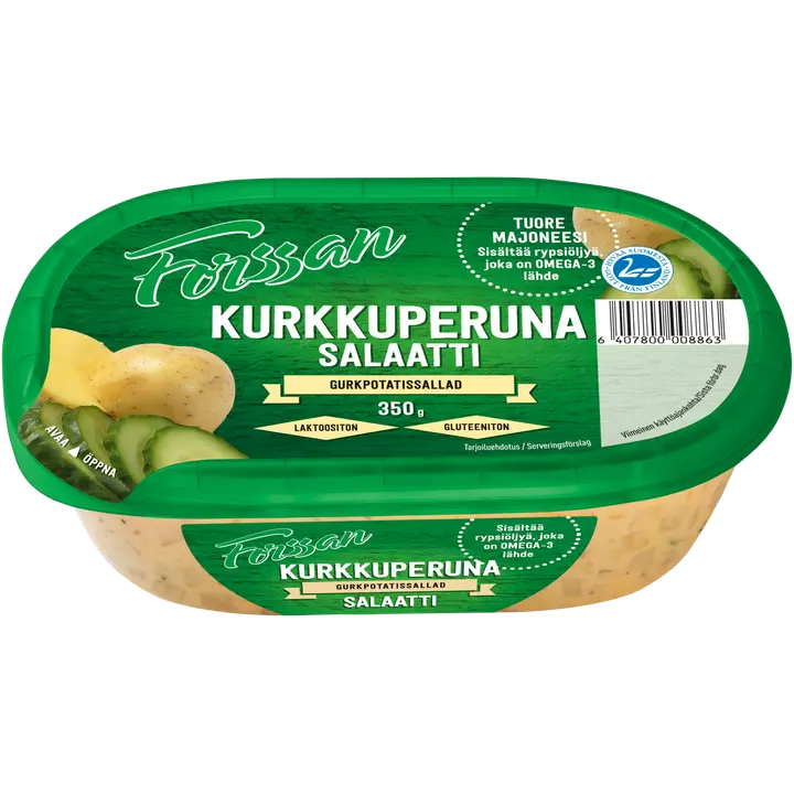 Forssan Kurkkuperunasalaatti 350g