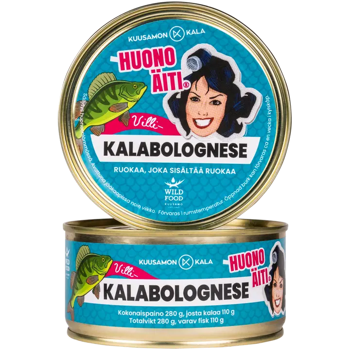 Kuusamon kala Huono Äiti villikalabolognese 280/110g