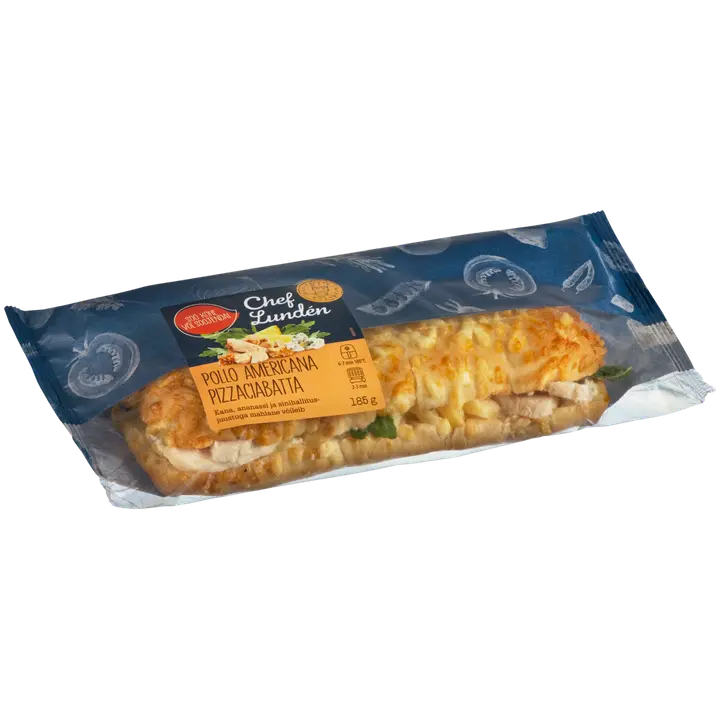 Chef Lunden Pollo Americana Pizzaciabatta 185 G