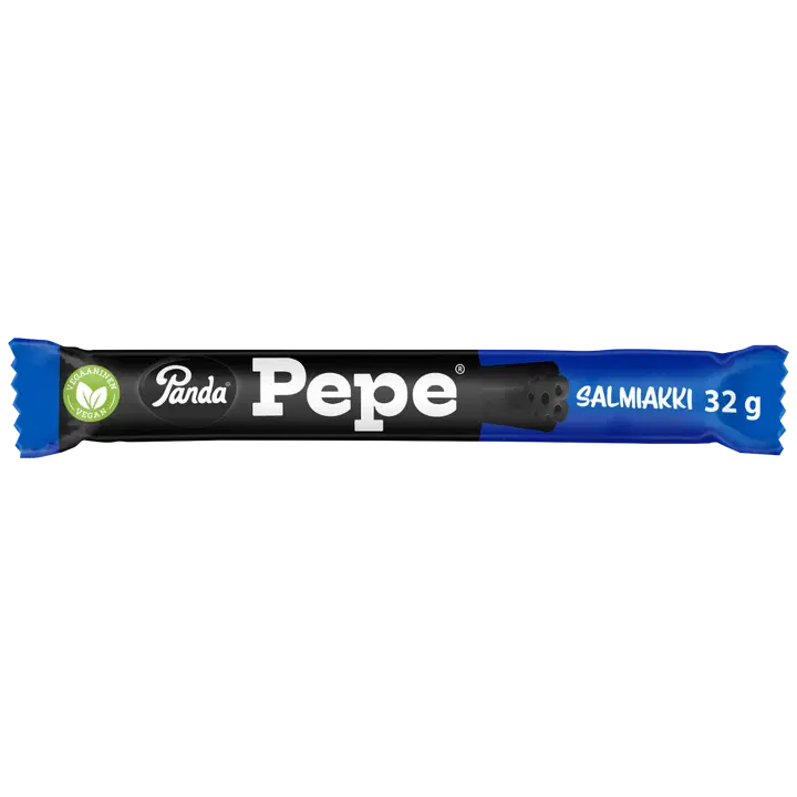 Panda Pepe salmiak lakritsstång 32g