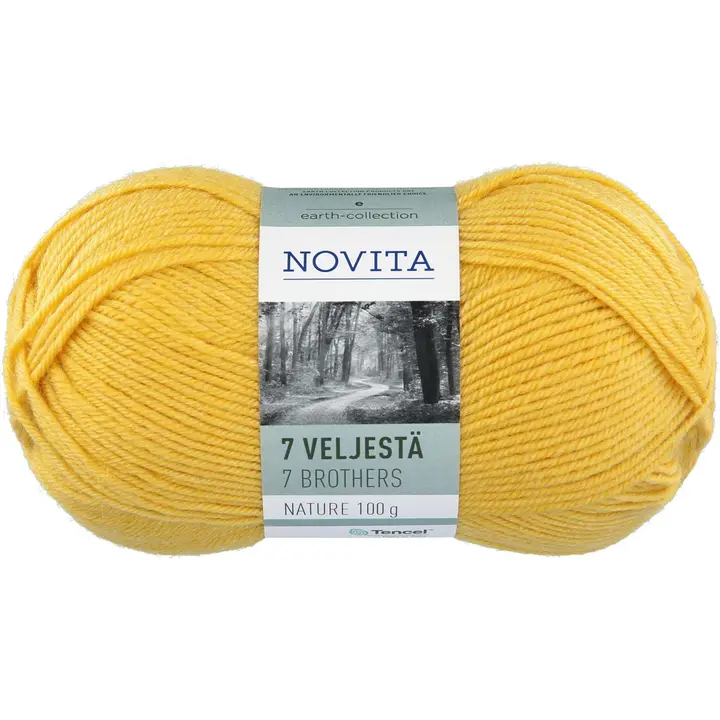 Lõng 7 Veljestä Nature 100G 285