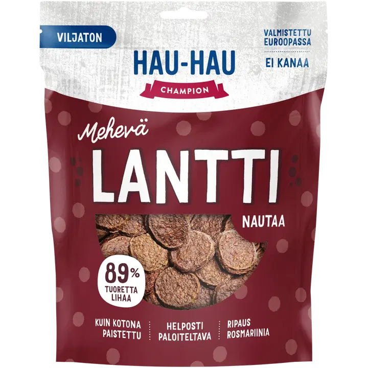 Hau-Hau Champion Mehevä Lantti Nautaa herkku 400 g