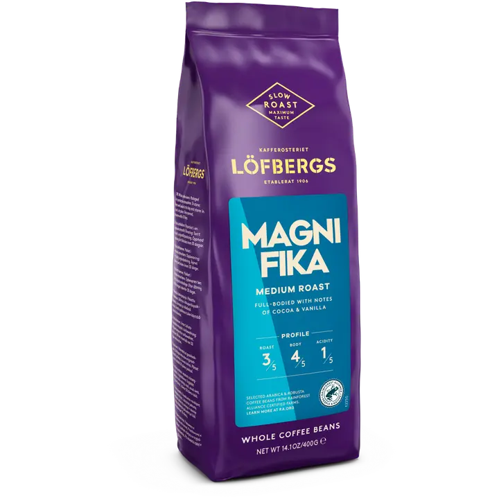 Löfbergs Magnifika Papukahvi 400 G Rainforest Alliance