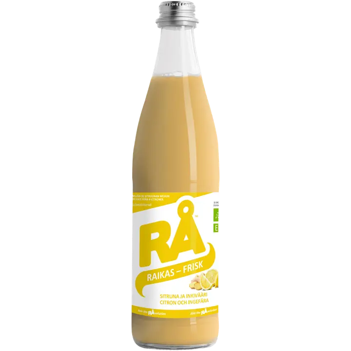 RÅ Raikas Sitruuna-inkiväärimehu luomu 0,5L
