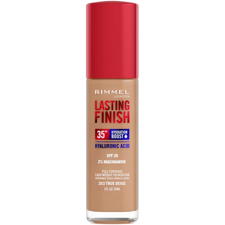 Rimmel Lasting Finish 35H Foundation meikkivoide 30ml, 203 True Beige