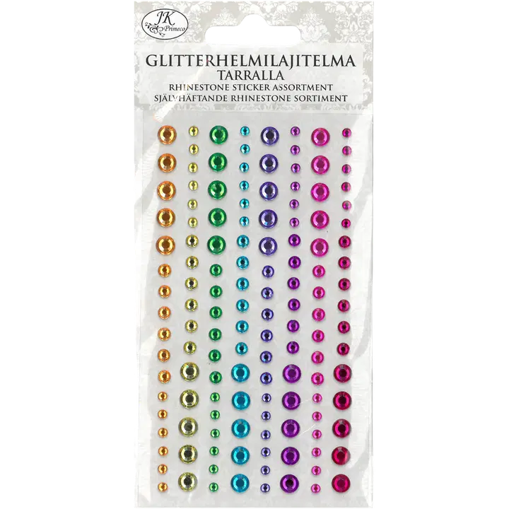 J.K. Primeco glitterhelmitarralajitelma Sateenkaari kirkas