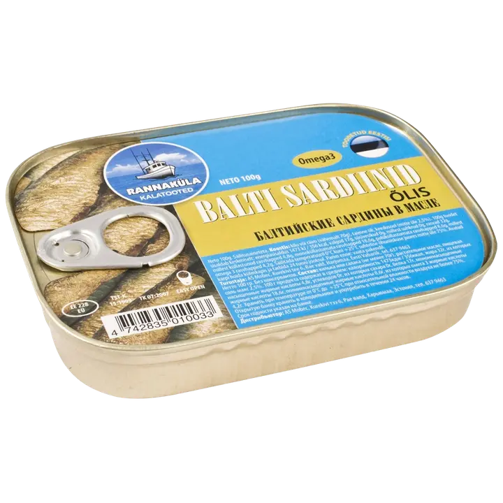 Sardiinid õlis 100 g