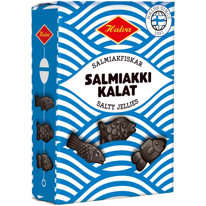 Halva Salmiakkikalat 240 g