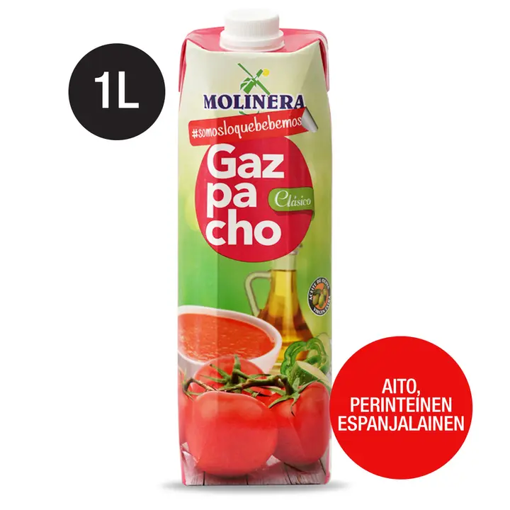 Molinera gazpacho, köögiviljasupp, 1 l
