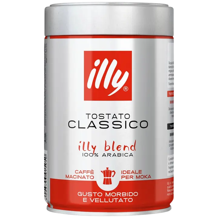 illy Classico keskipaahto jauhettu espressokahvi 250g