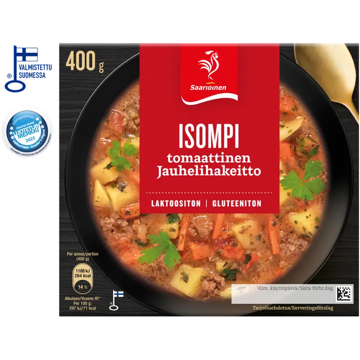Saarioinen Isompi Jauhelihakeitto 400g