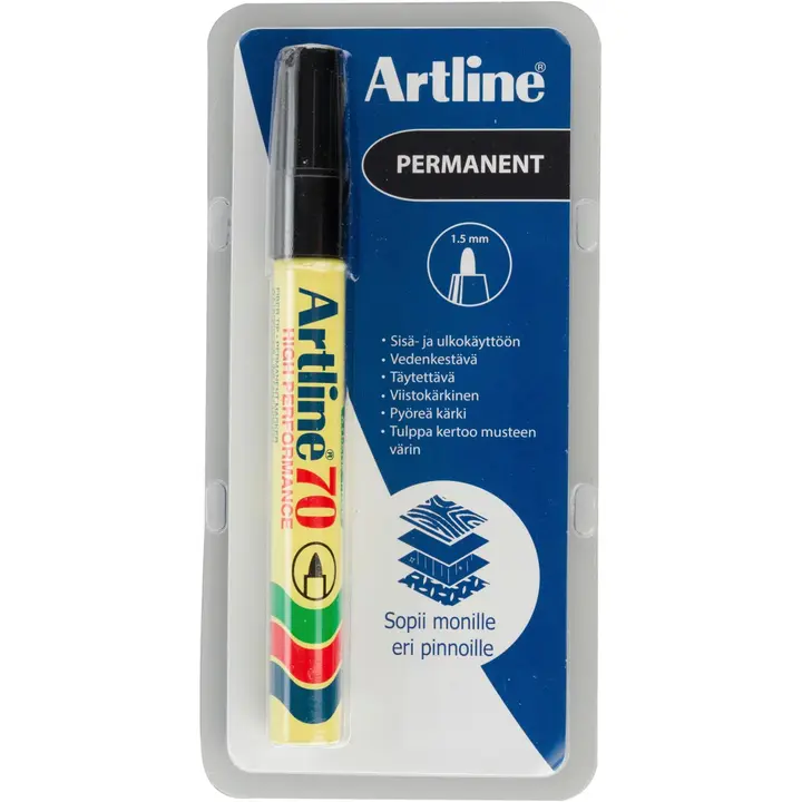 Artline huopakynä 70 1,5mm musta