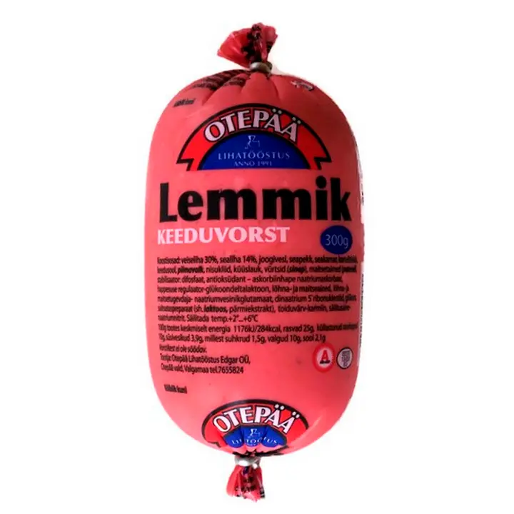 Otepää Lihatoostus Lemmikvorst 300G